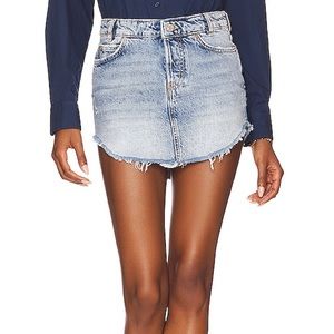 FREE PEOPLE SKY HIGH MINI SKIRT